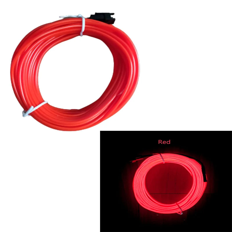 Fita Led Neon Automotivo Sucesso decorativas para interior de carro.