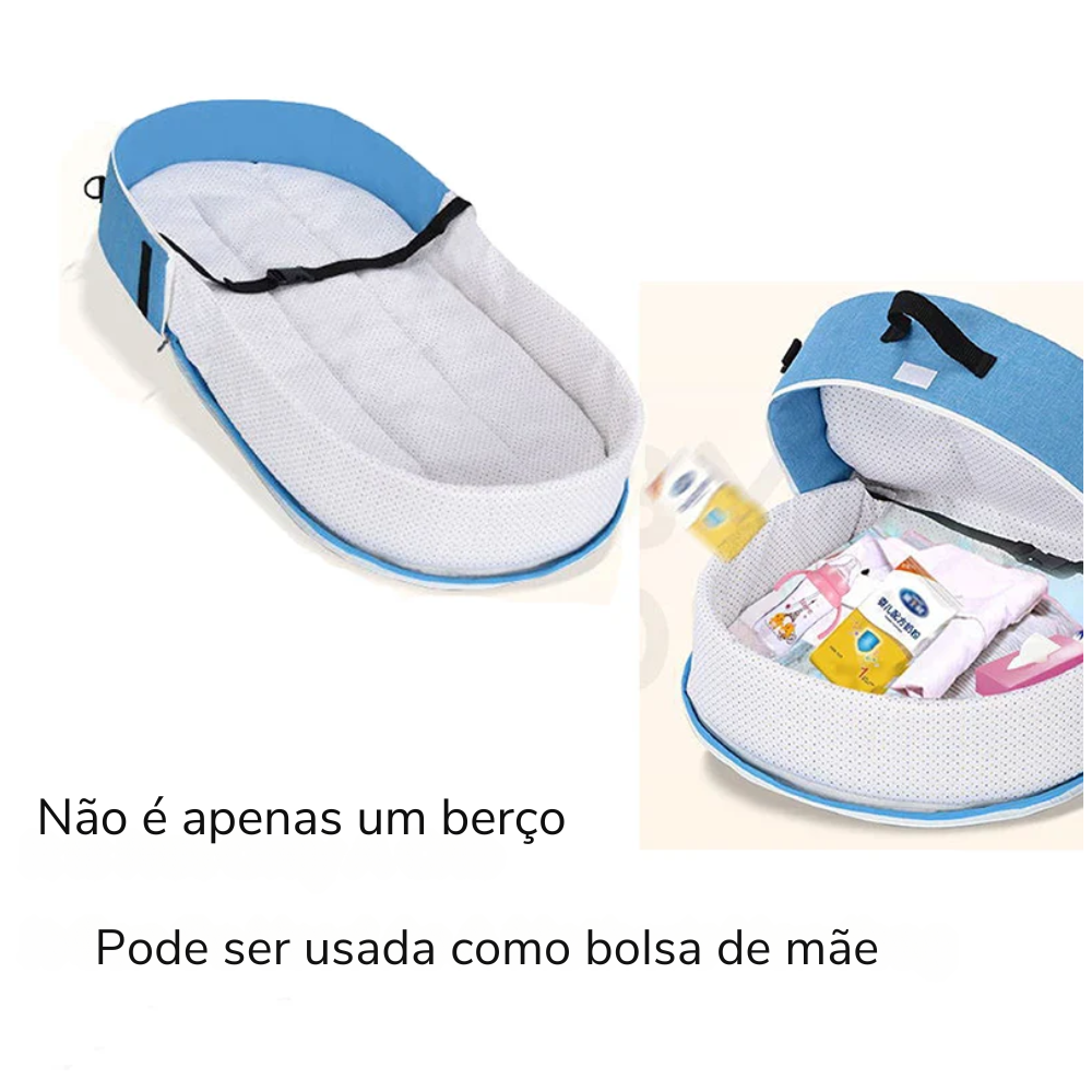 Berço Portátil Anti-Mosquito versátil, dobrável,para bebê.