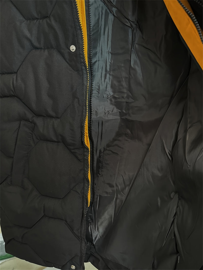 Parka de Inverno Infantil Masculina com Capuz – Quente, Resistente e Estilosa