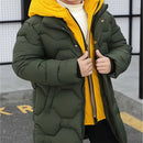 Parka de Inverno Infantil Masculina com Capuz – Quente, Resistente e Estilosa