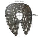 Xale Vintage com Paetês e Renda Bordada – Estilo Anos 1920 para Brilhar em Festas e Eventos Especiais