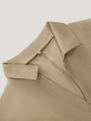 Vestido Midi Plus Size com Botões – Manga Longa e Caimento Confortável para o Dia a Dia