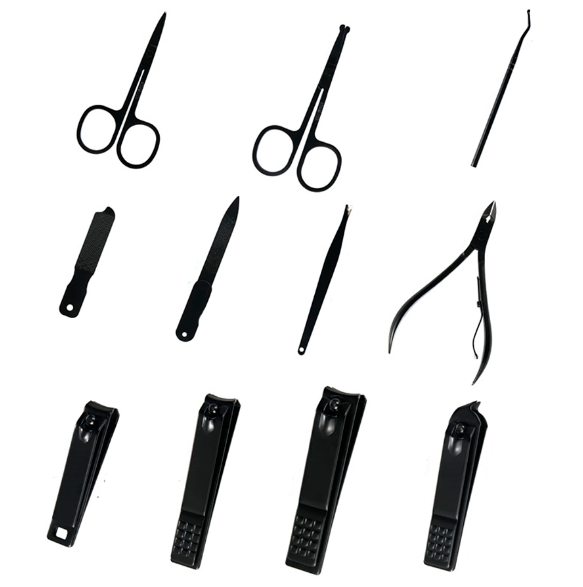 Kit Profissional MenCare 25 em 1 [MATERIAL EM AÇO CIRÚRGICO