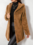 Casaco Feminino Elegante em Fleece – Quente e Confortável