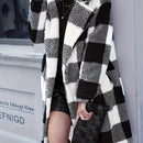 Casaco Feminino Xadrez Estilo Teddy – Quentinho e Estiloso