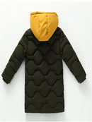 Parka de Inverno Infantil Masculina com Capuz – Quente, Resistente e Estilosa