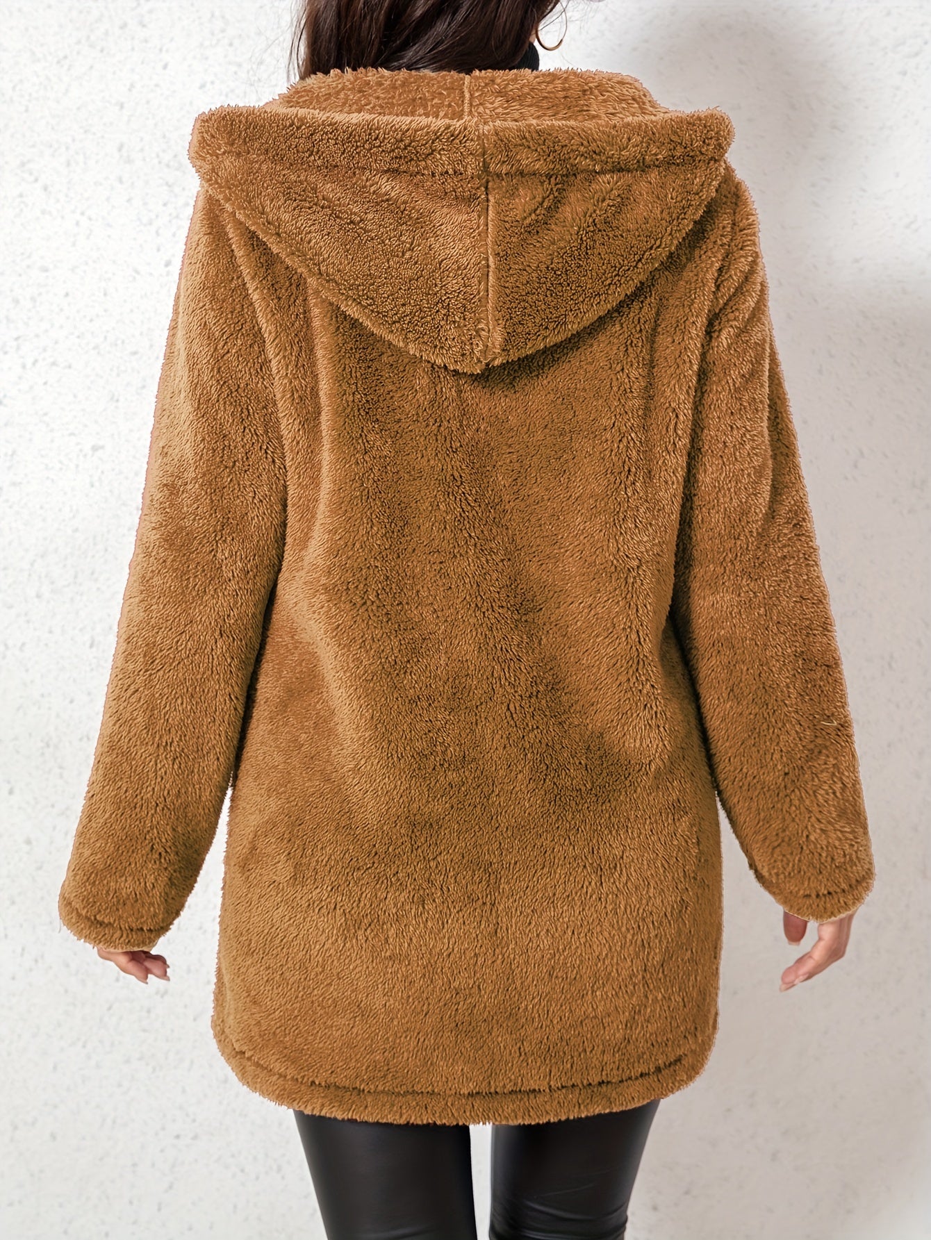 Casaco Feminino Elegante em Fleece – Quente e Confortável