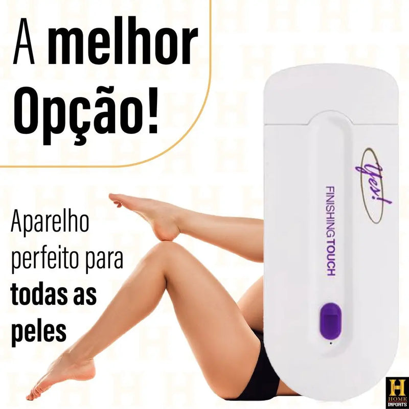 Depilador Feminino Elétrico Removedor De Pelos Facial Corporal Yes Finishing Touch Sem Fio recarregável,