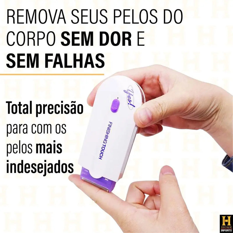 Depilador Feminino Elétrico Removedor De Pelos Facial Corporal Yes Finishing Touch Sem Fio recarregável,