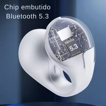 Fones de Ouvido Esportivos Sem Fio - 36 Horas de Reprodução e Design com Ganchos para Maior Estabilidade.