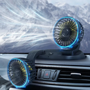 Ventilador de veículos automotivos 5V 12V 24V Dual Head Usb Dupla  Ventilaçâo.