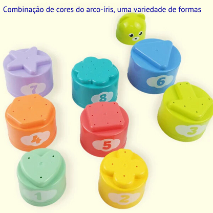 Jogo de Empilhar Educação Infantil .