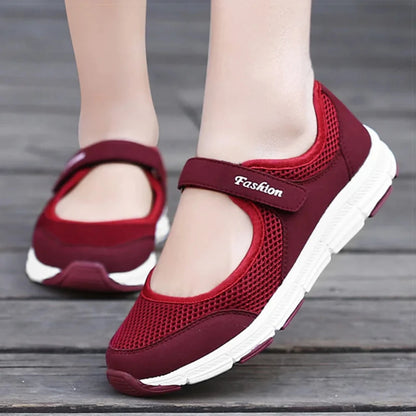 Sapatos Femininos Respiráveis Super Leves