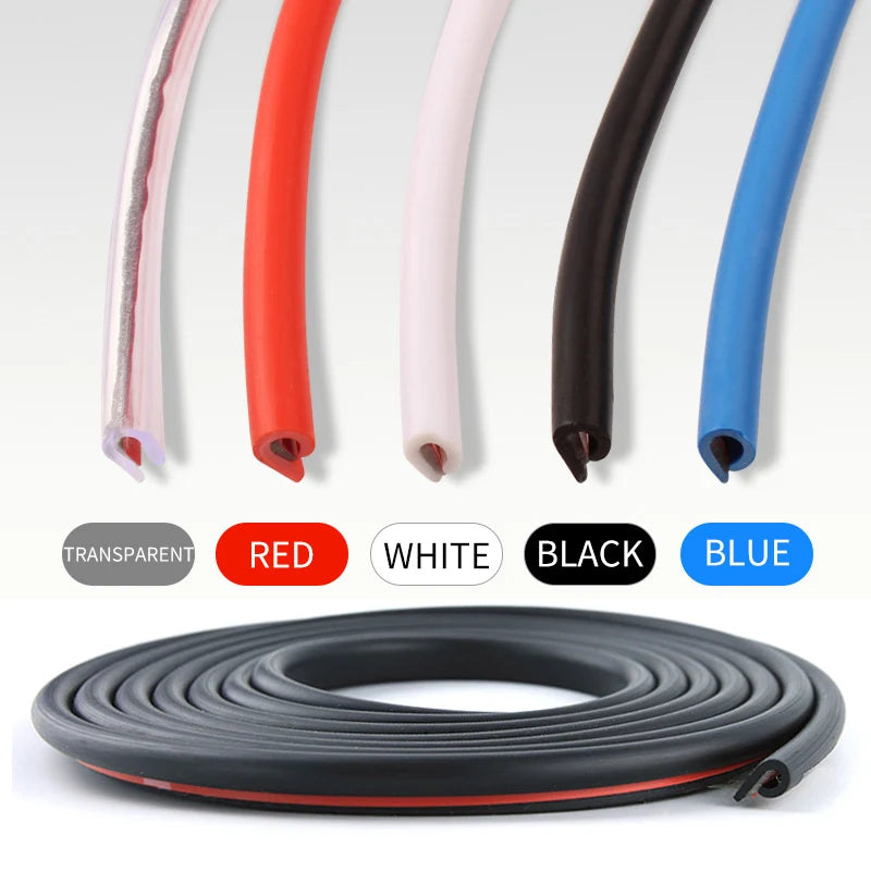 oProtetoe,Lateral Adesivo de Selagem 5M Car Door Edge Scratch.
