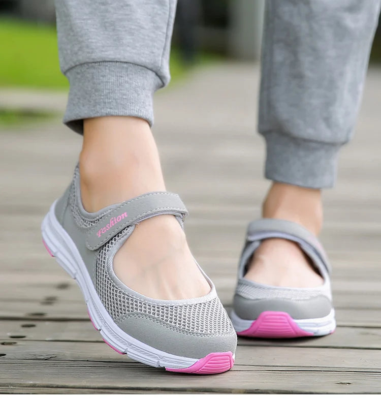 Sapatos Femininos Respiráveis Super Leves