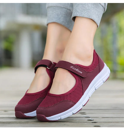 Sapatos Femininos Respiráveis Super Leves
