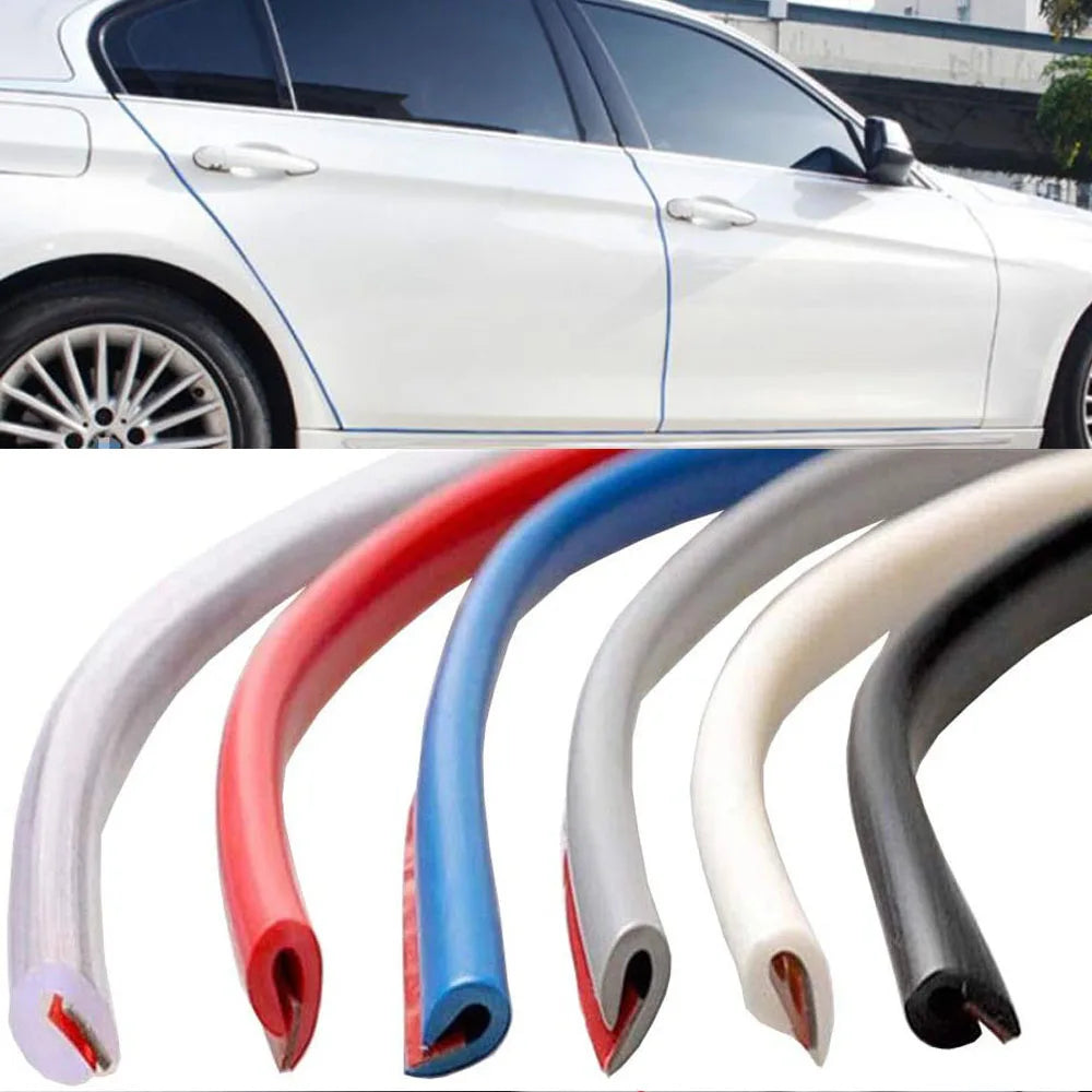 oProtetoe,Lateral Adesivo de Selagem 5M Car Door Edge Scratch.