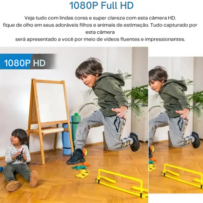 Mini Câmera WiFi 1080P HD Com Visão Noturna.