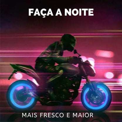 Conjunto de Tampas de Válvula de Carro Ar Brilho Frio .