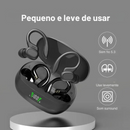 Fone de ouvido com microfone TWS Sports HiFI Estéreo à prova d'água.