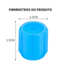 Conjunto de Tampas de Válvula de Carro Ar Brilho Frio .