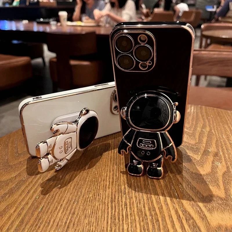 Capa de silicone de astronauta para iPhone.