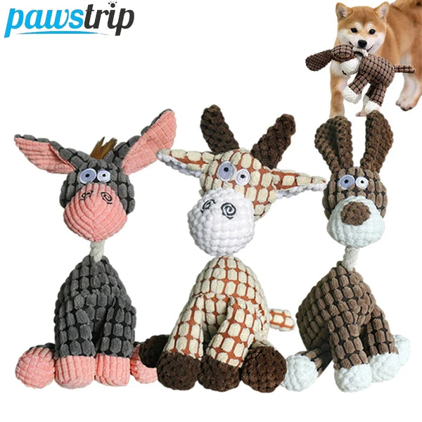 Brinquedos de pelúcia interativos para cães