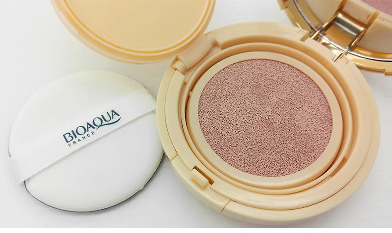 BIOAQUA Air Cushion BB Cream Brighten Concealer Moisturizer Foundation Face Whitening Makeup Facial Base Perfect Cover Cosmetics