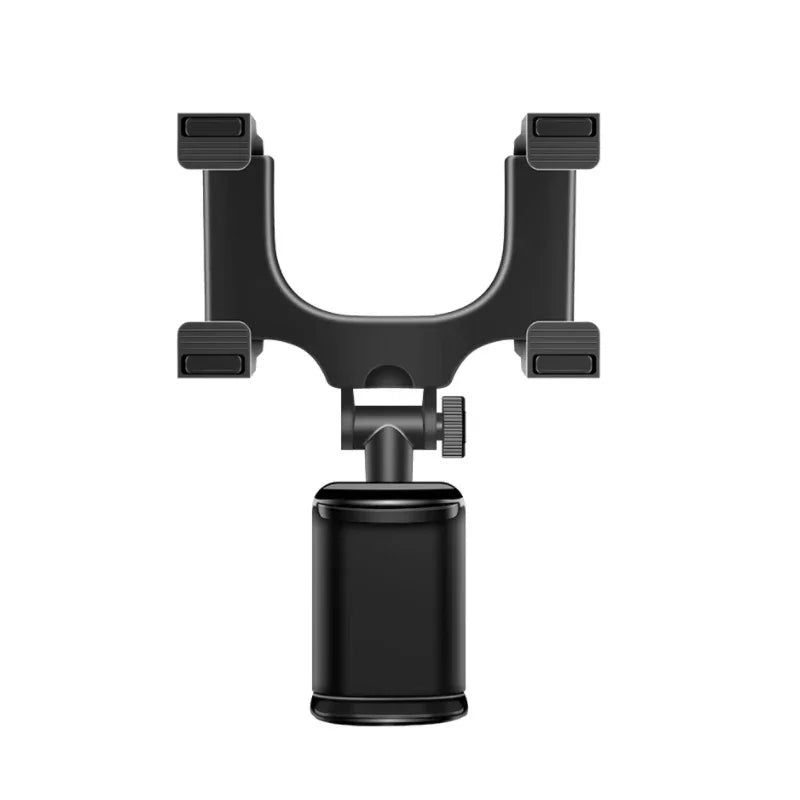 Suporte celular veicular automático encaixado no retrovisor carro caminhão Gps 360°.