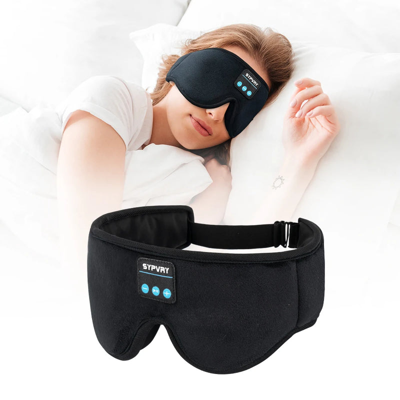 Máscara de dormir Bluetooth sem fio 3D Eye Mask Headset .