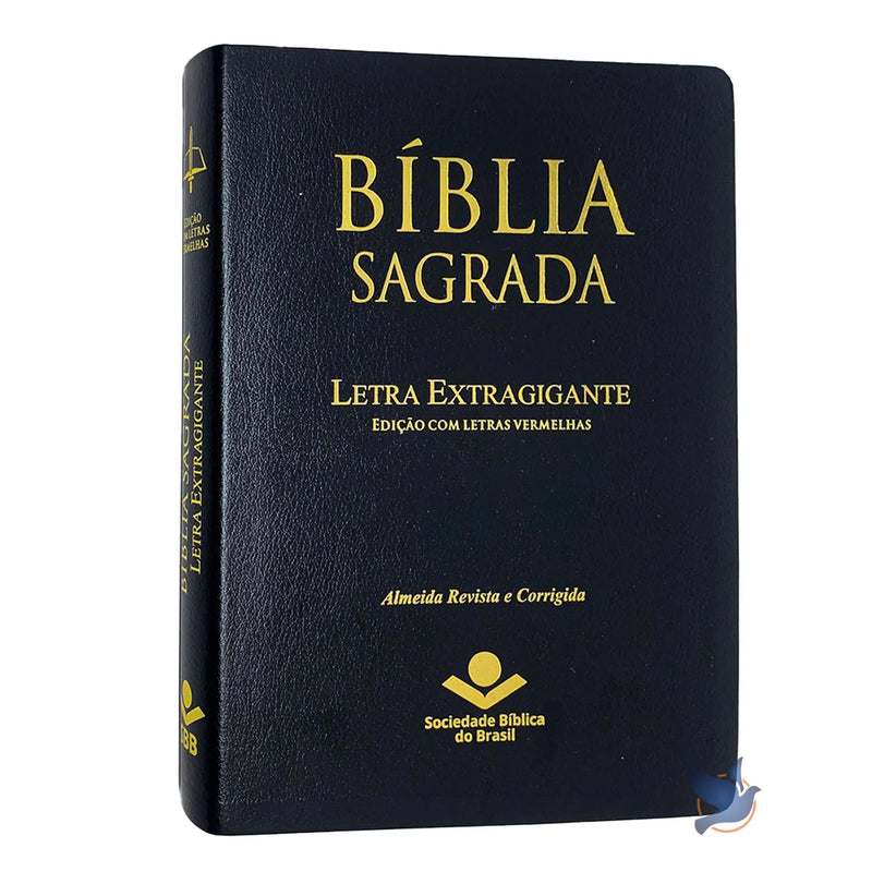 Bíblia Sagrada Lt Extragigante ARC Índice Lateral Preto.