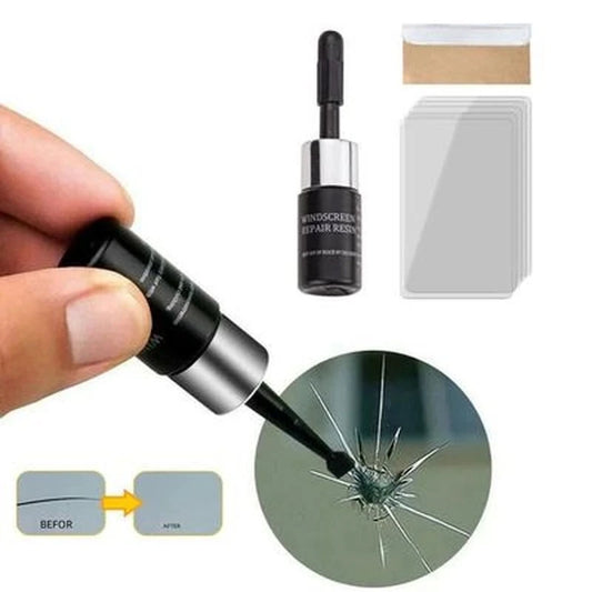 Líquido Reparador para Rachadura de Vidro Automotivas.