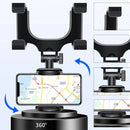 Suporte celular veicular automático encaixado no retrovisor carro caminhão Gps 360°.