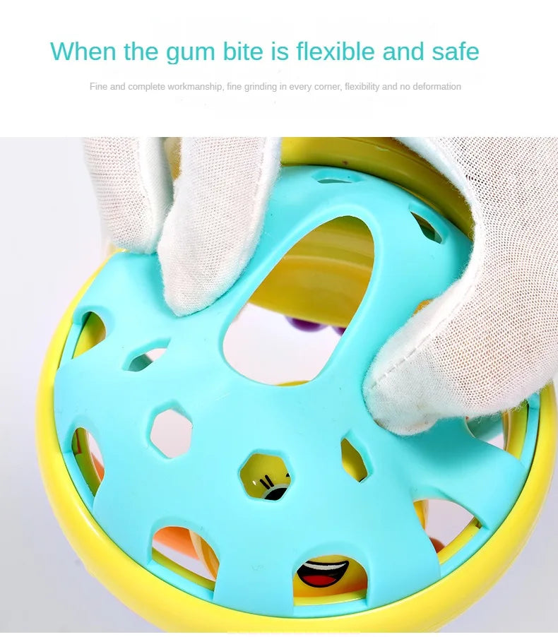 ."Bola de Chocalho Bendy 10cm – Diversão e Desenvolvimento para Bebês .