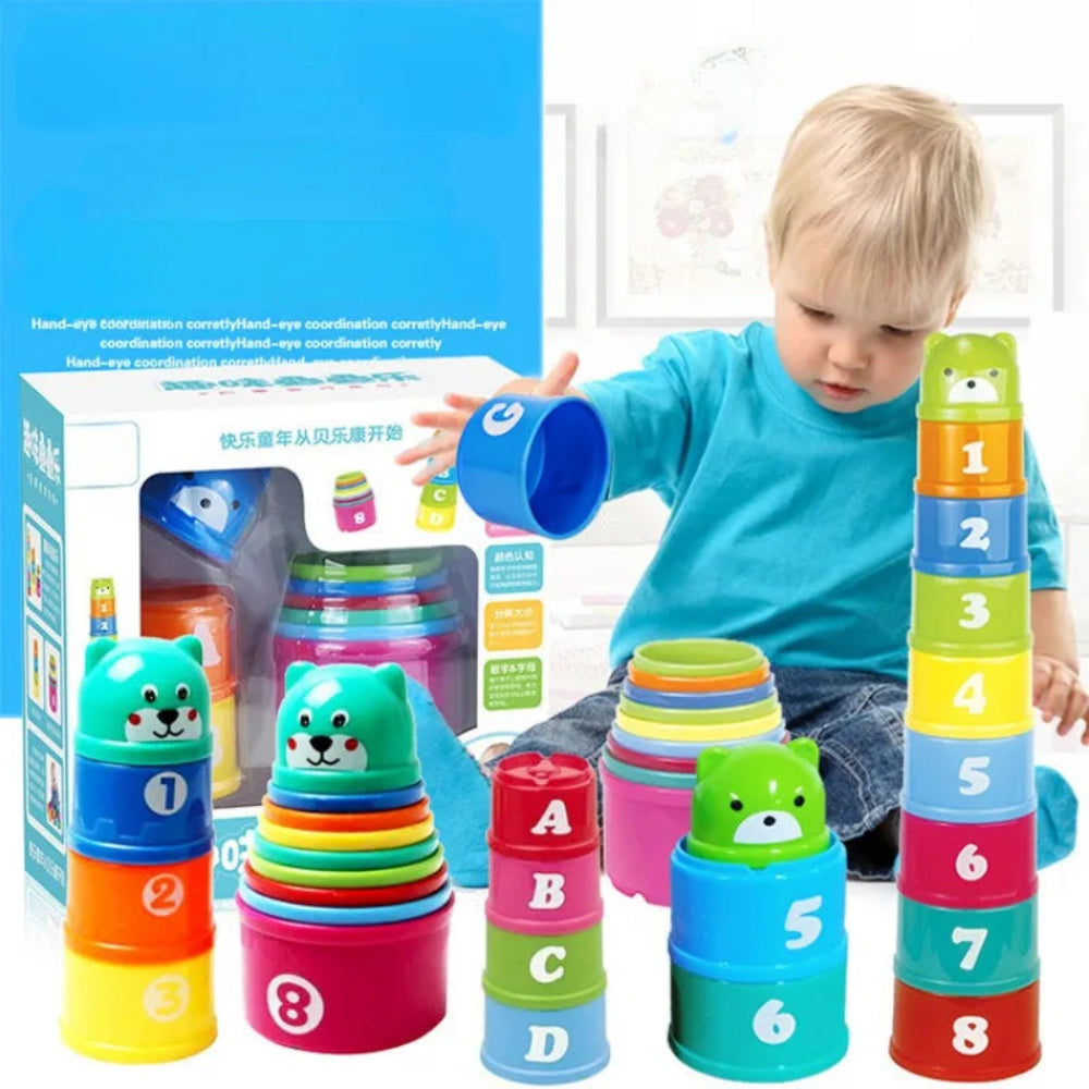 Jogo de Empilhar Educação Infantil .