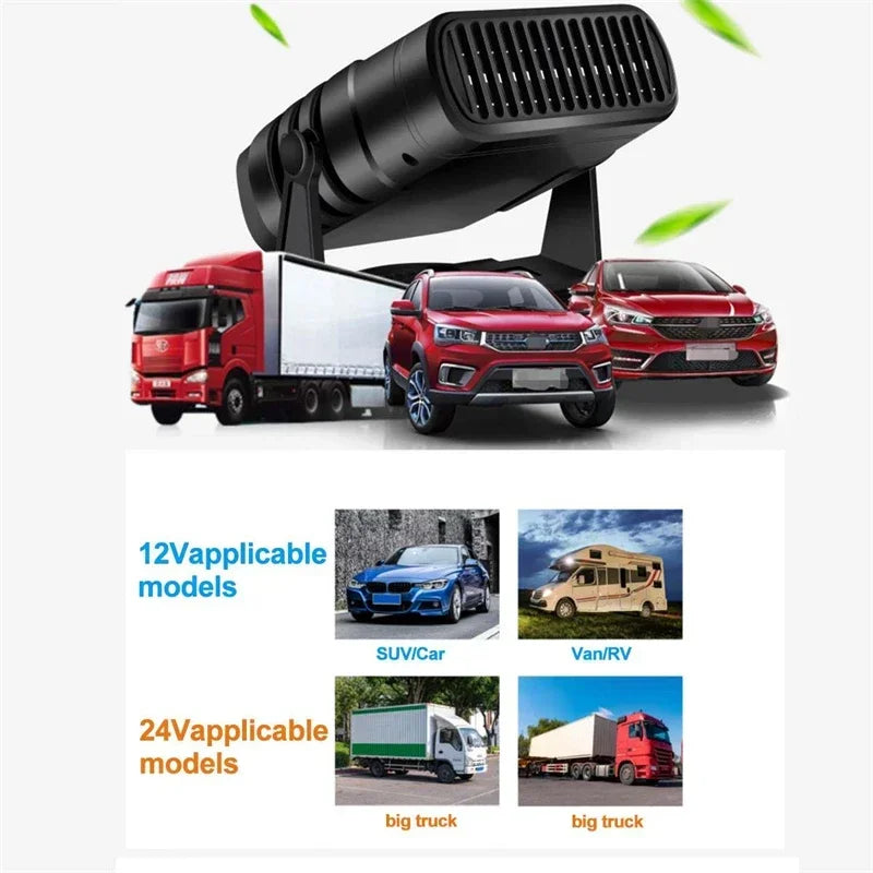 Desembaçador utomatico de para-brisa, 12v e 24v