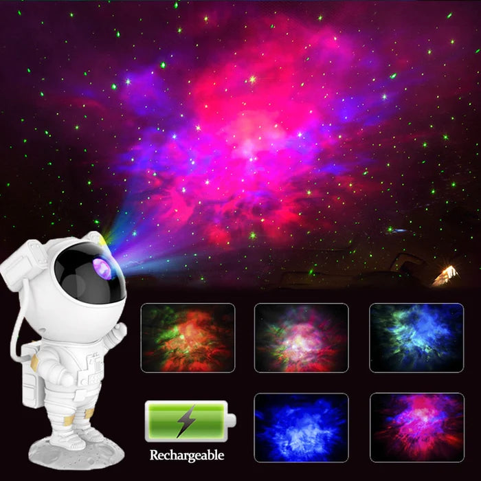 Projetor Astronauta de Galáxia Led - SpaceVision