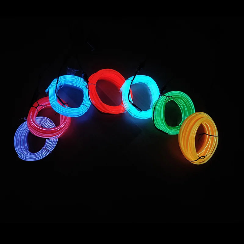 Fita Led Neon Automotivo Sucesso decorativas para interior de carro.