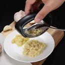 Triturador de alho manual, anel preto cortador de vegetais .