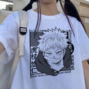 Camiseta Jujutsu Kaisen: Estilo Anime Unissex