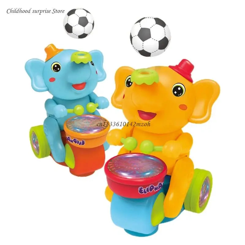 Elefante Elétrico Multifuncional - Luz, Música e Diversão Garantida!