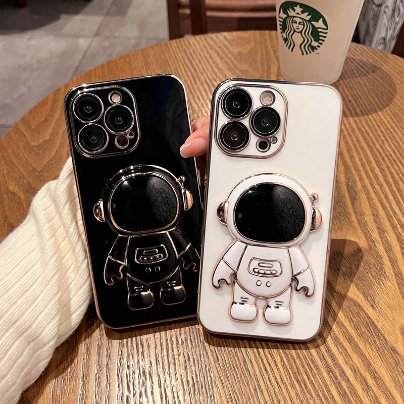 Capa de silicone de astronauta para iPhone.