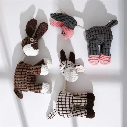 Brinquedos de pelúcia interativos para cães