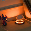 Luminária Saturno 3D Flutuante – Lâmpada de Levitação Magnética com Base Iluminada, Design Exclusivo para Decoração de Casa e Escritório