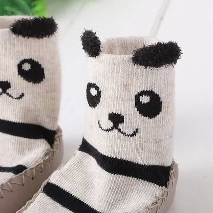 Meias Sapato animais fofos,  Antiderrapante, para bebês, meninas e meninos.