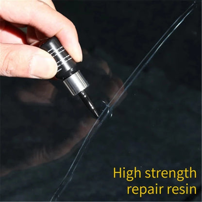 Líquido Reparador para Rachadura de Vidro Automotivas.