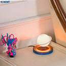 Luminária Saturno 3D Flutuante – Lâmpada de Levitação Magnética com Base Iluminada, Design Exclusivo para Decoração de Casa e Escritório