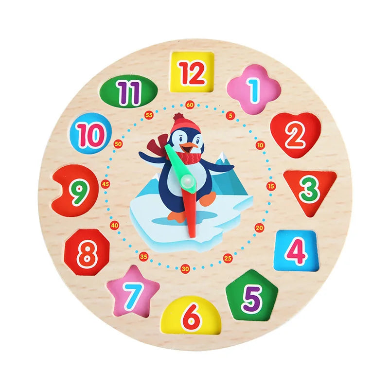 Brinquedos de madeira Montessori para bebês de 1, 2, 3 anos.