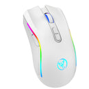 Mouse Gamer Sem Fio RGB Ergonômico com 7 Botões Programáveis