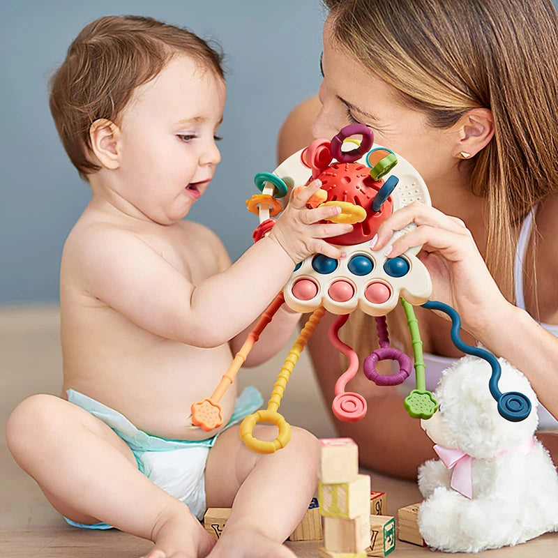 brinquedos de atividade  sensoriais Montessori  para bebês